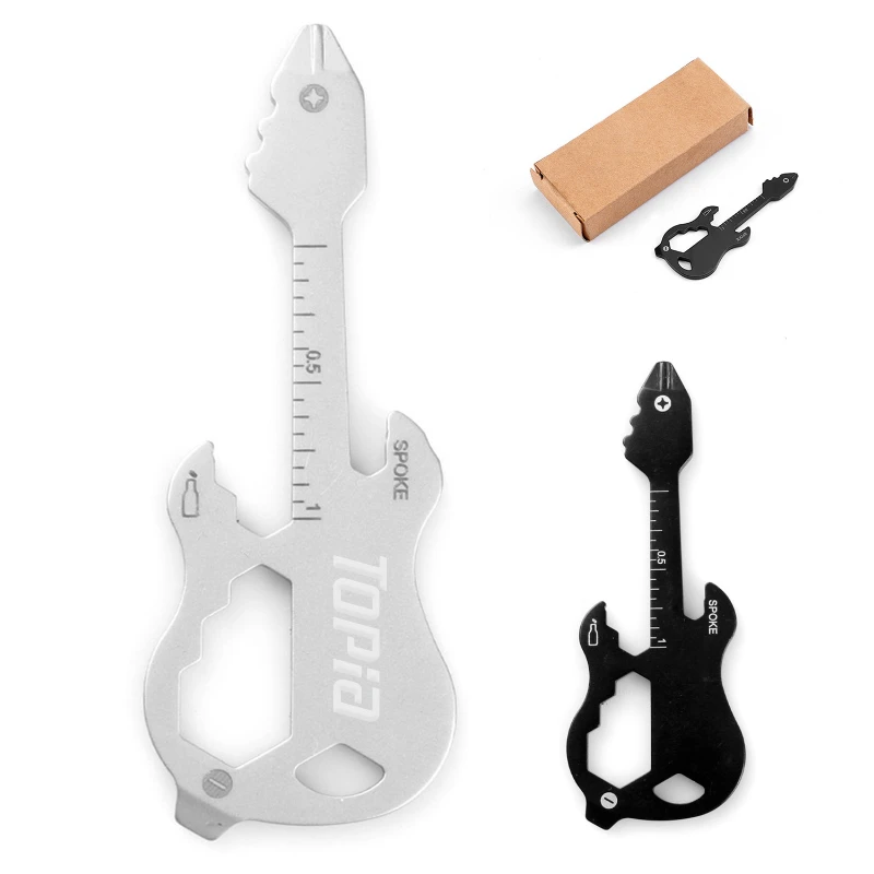 12 in 1 guitar shaped multi tool card