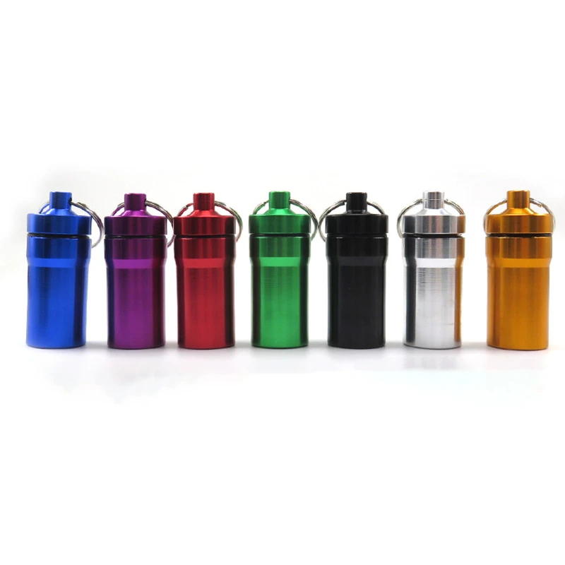 waterproof aluminum pill container