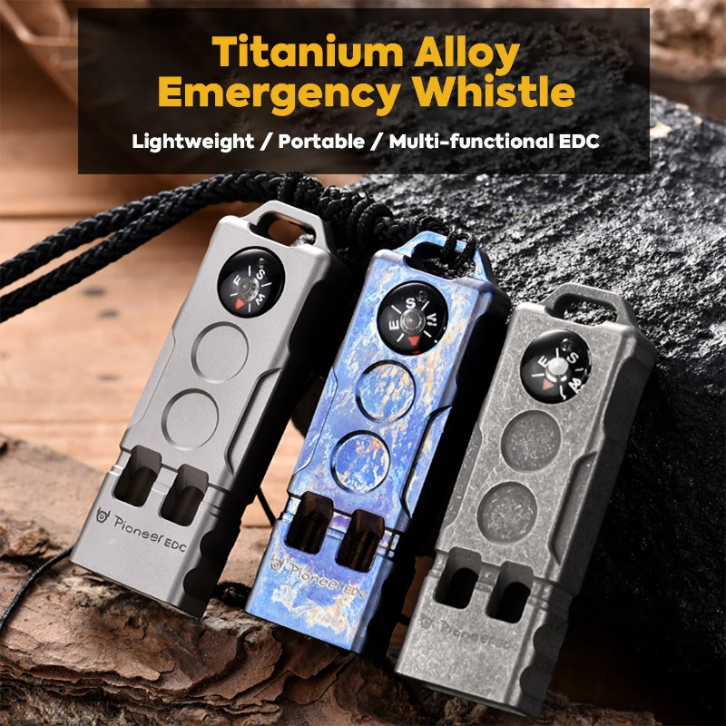 titanium alloy emergency whistle