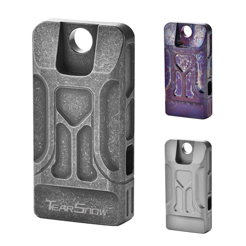 titanium alloy dual tube emergency whistle