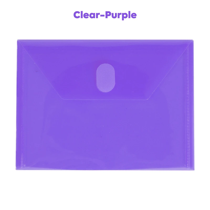 a7 envelope file folder with hook and loop closure