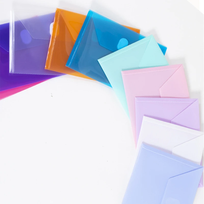 a7 envelope file folder with hook and loop closure