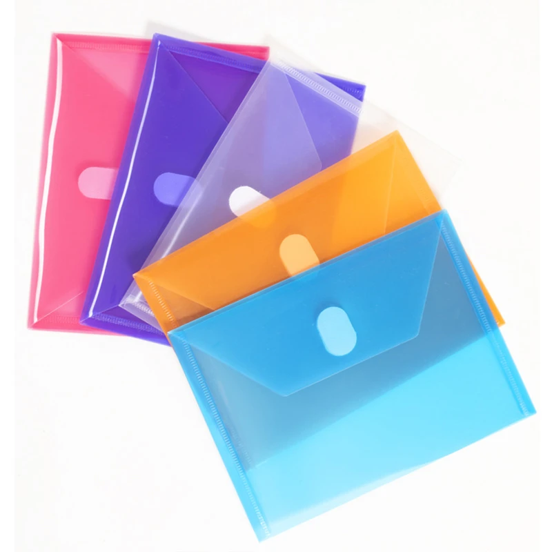 a7 envelope file folder with hook and loop closure