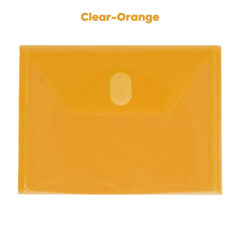 a7 envelope file folder with hook and loop closure