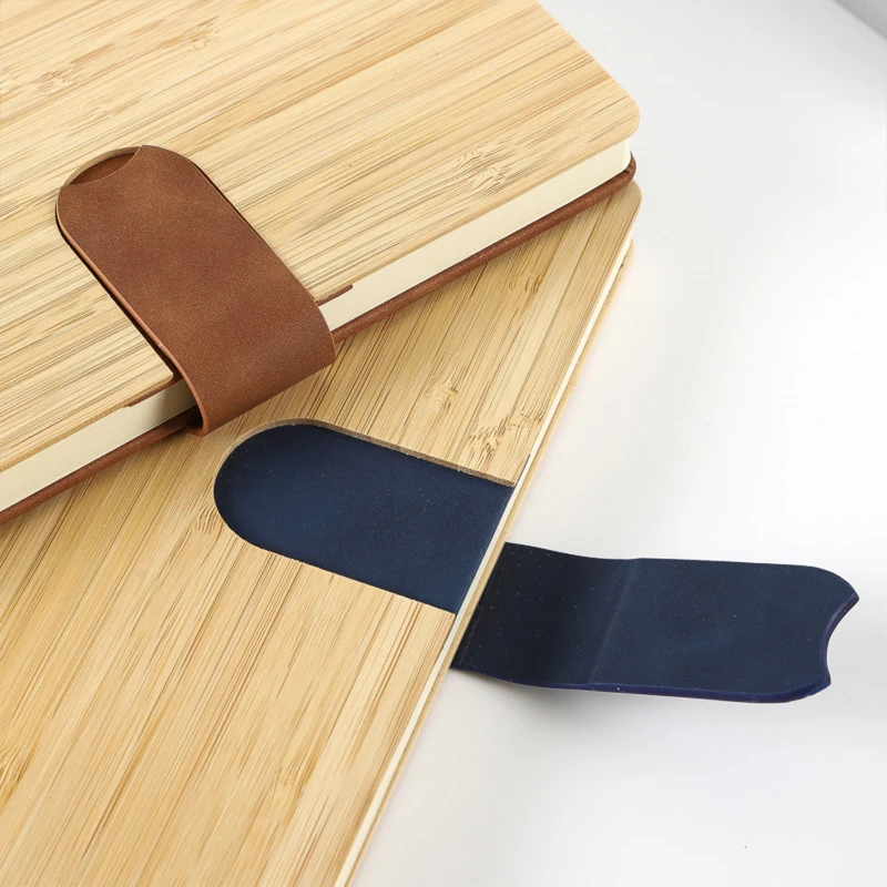 a5 bamboo cover magnetic closure notebook
