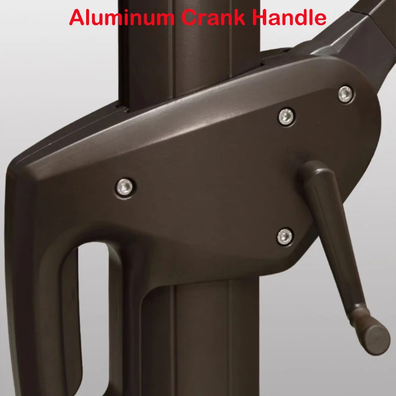 square patio umbrella with base