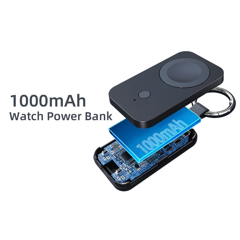mini magnetic apple watch power bank
