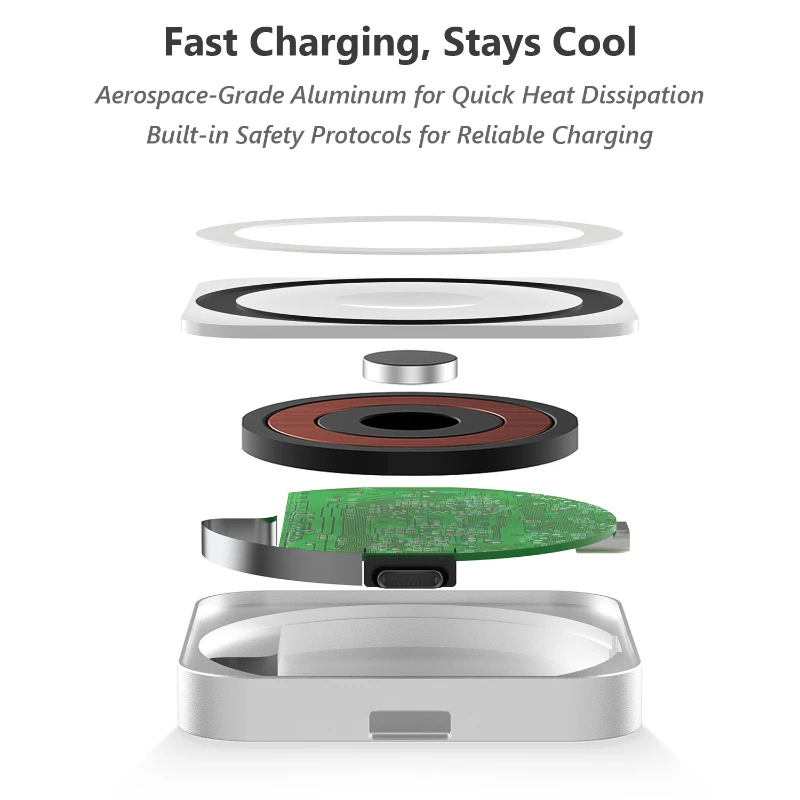 3 in 1 magnetic wireless charger 15w