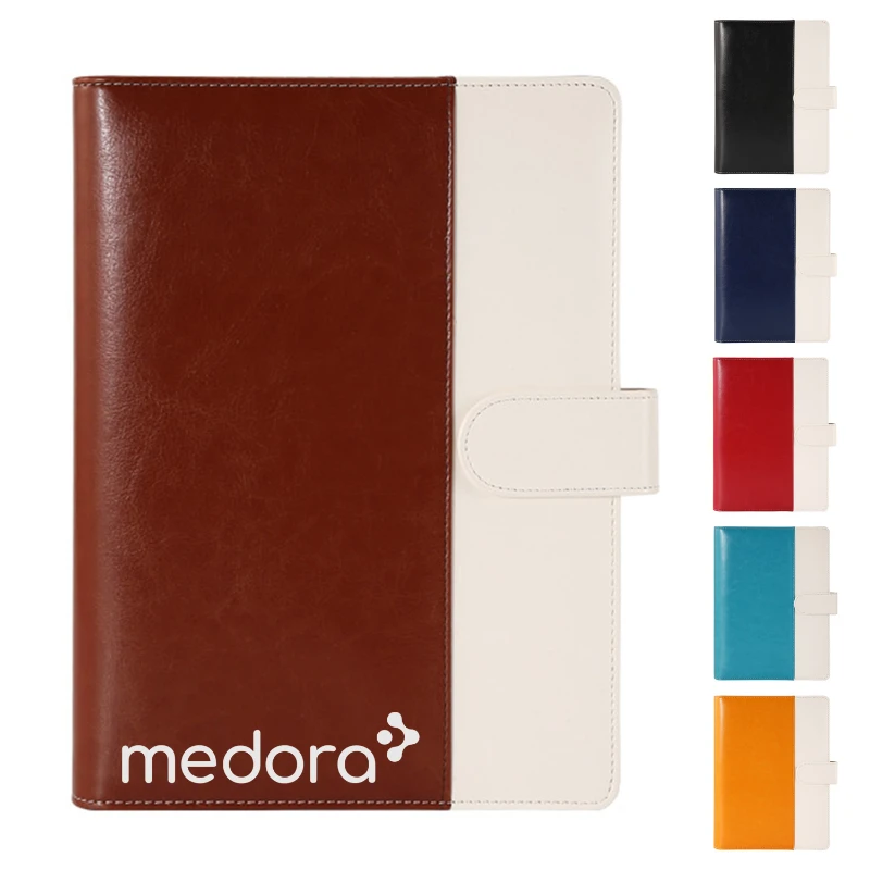 classic leather a5 refillable notebook