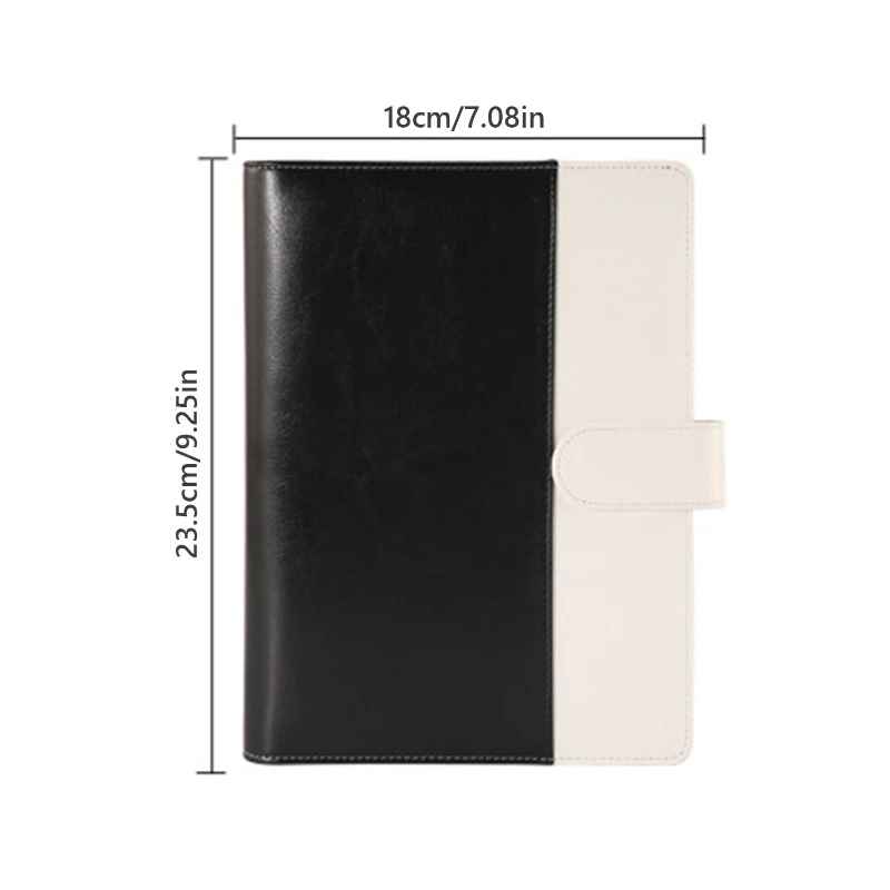 classic leather a5 refillable notebook