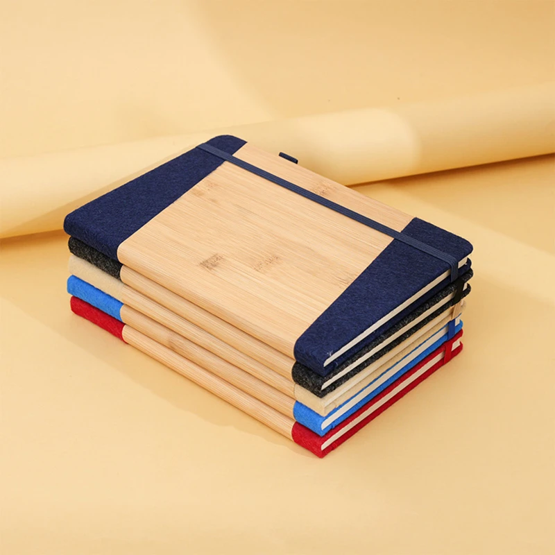 a5 bamboo pattern pu notebook