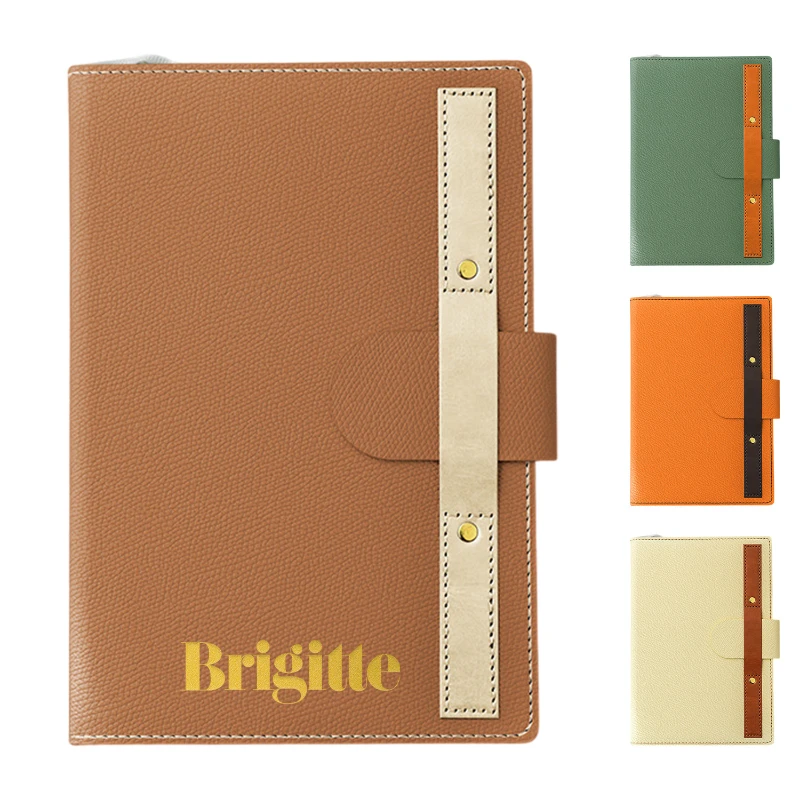 a5 leather business notebook