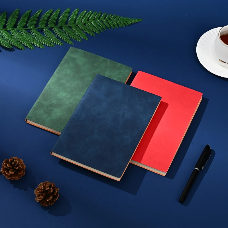 a5 classic leather business notebook