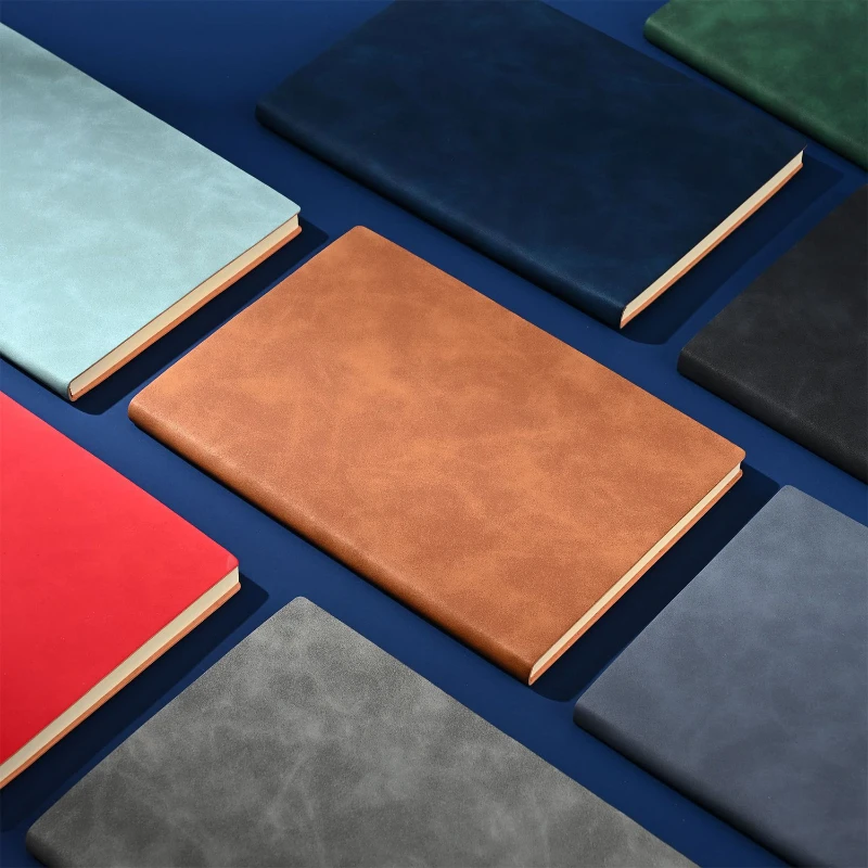 a5 classic leather business notebook