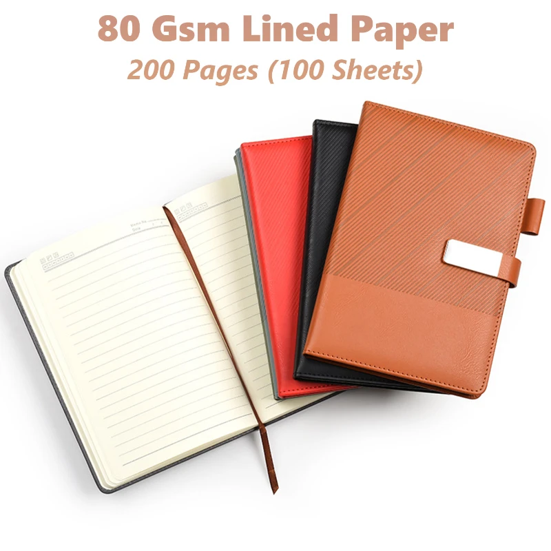 a5 executive leather business notebook