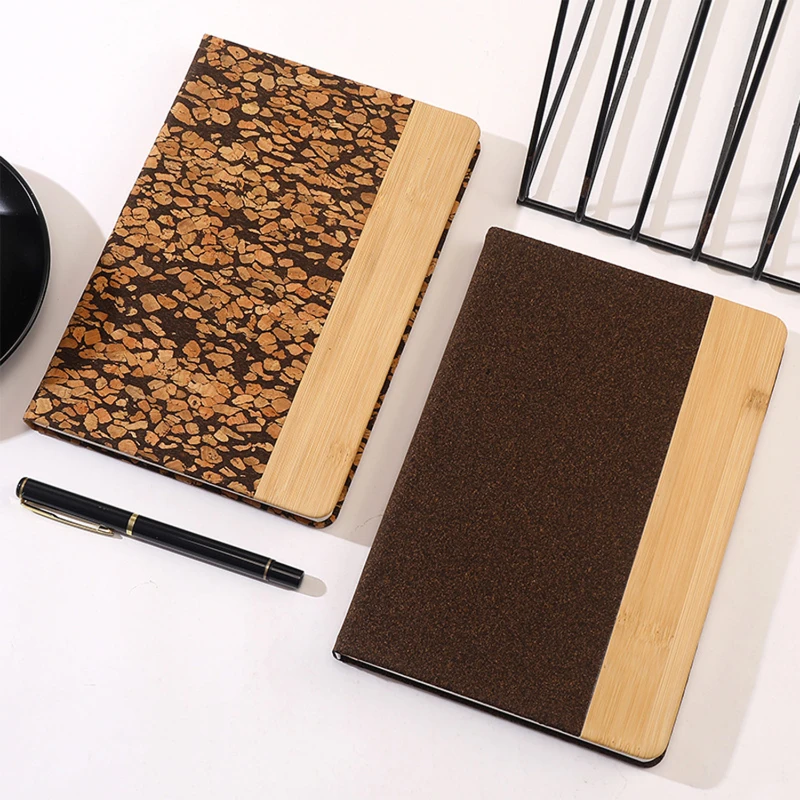 recycled coffee grounds notebook