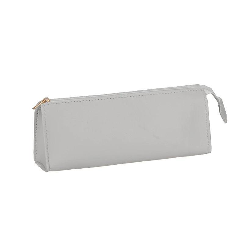 large capacity leather pencil pouch