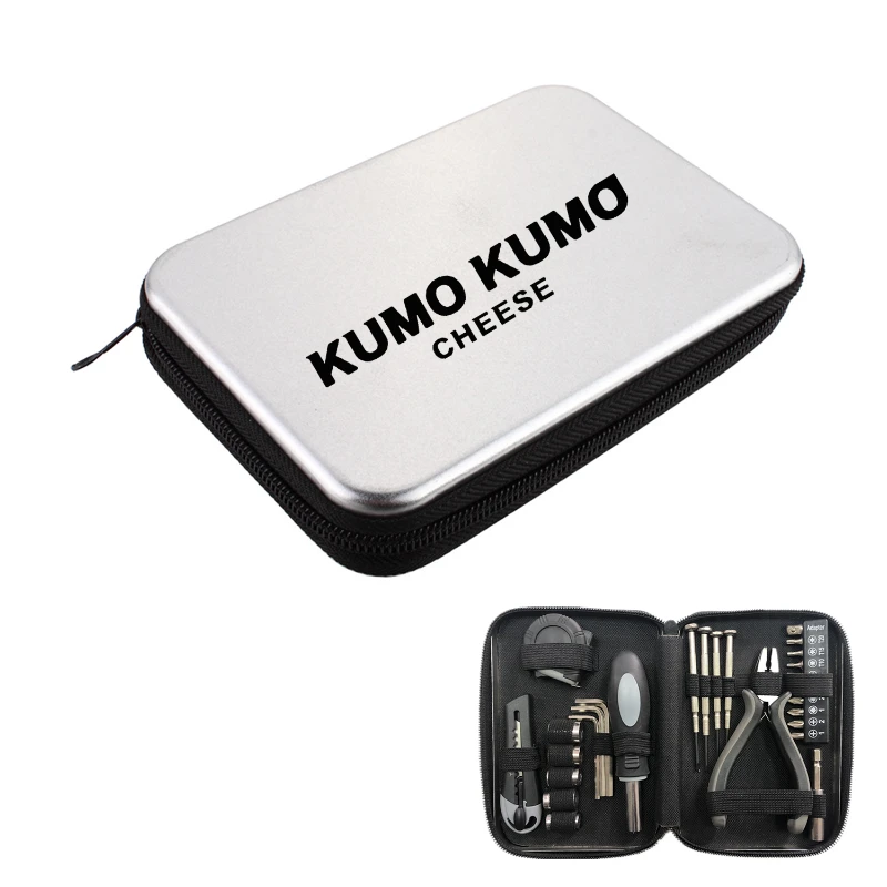 27 piece tin box tool set black