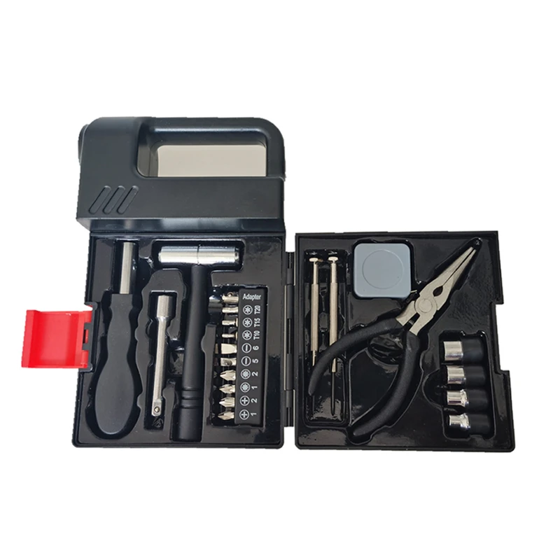 led flashlight 21 piece tool set