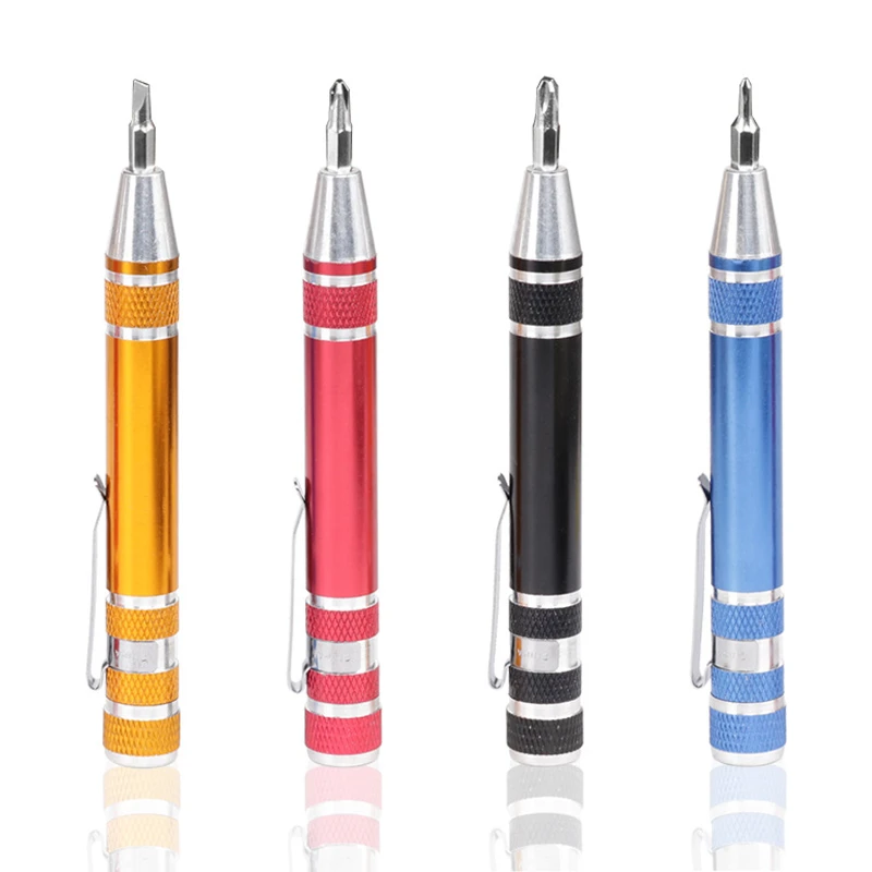 8 in 1 multifunctional pen screwdriver tool set