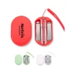 5 piece stainless steel nail care set with travel case