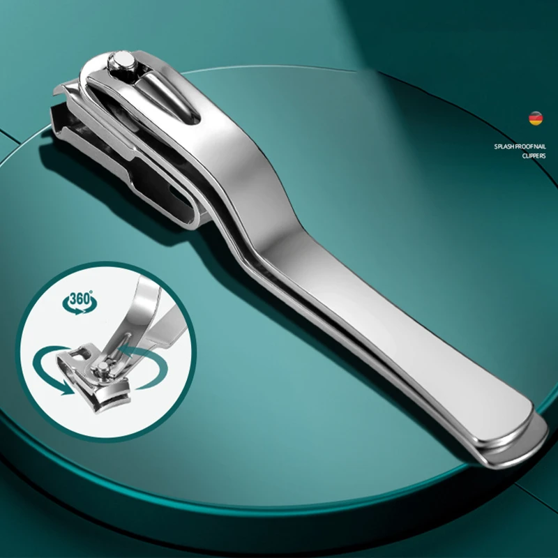 360 degree rotating stainless steel nail clipper