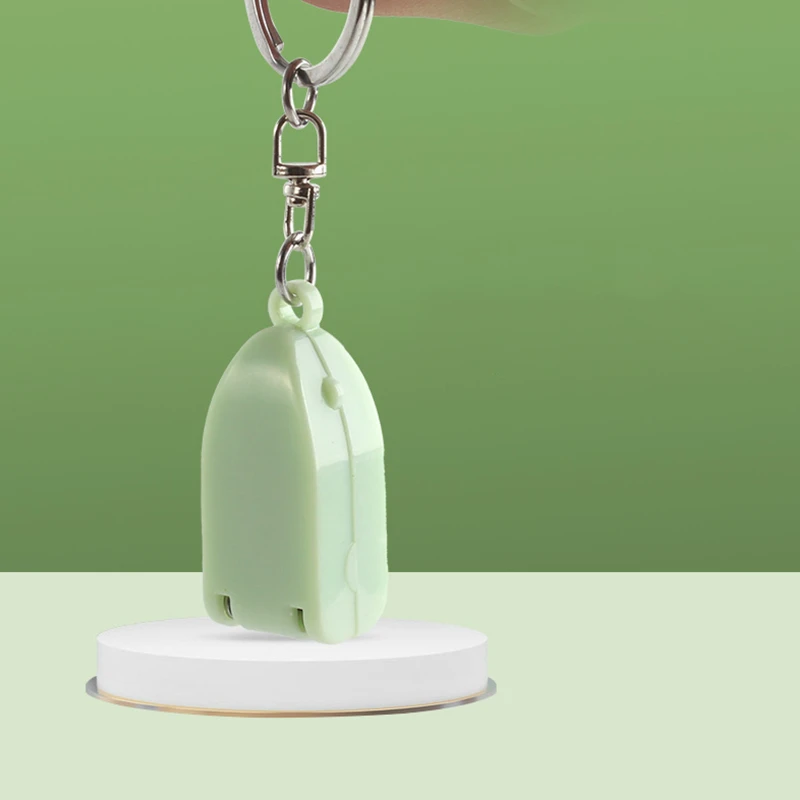 mini foldable nail clipper keychain