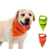 reflective dog bandana with adjustable strap