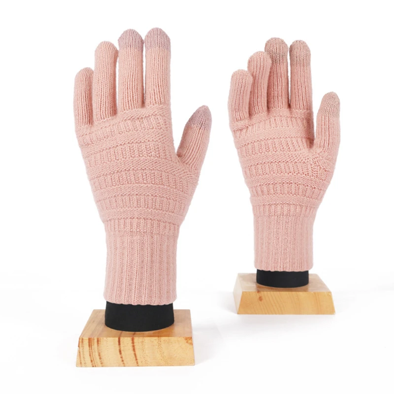 winter touchscreen knit gloves