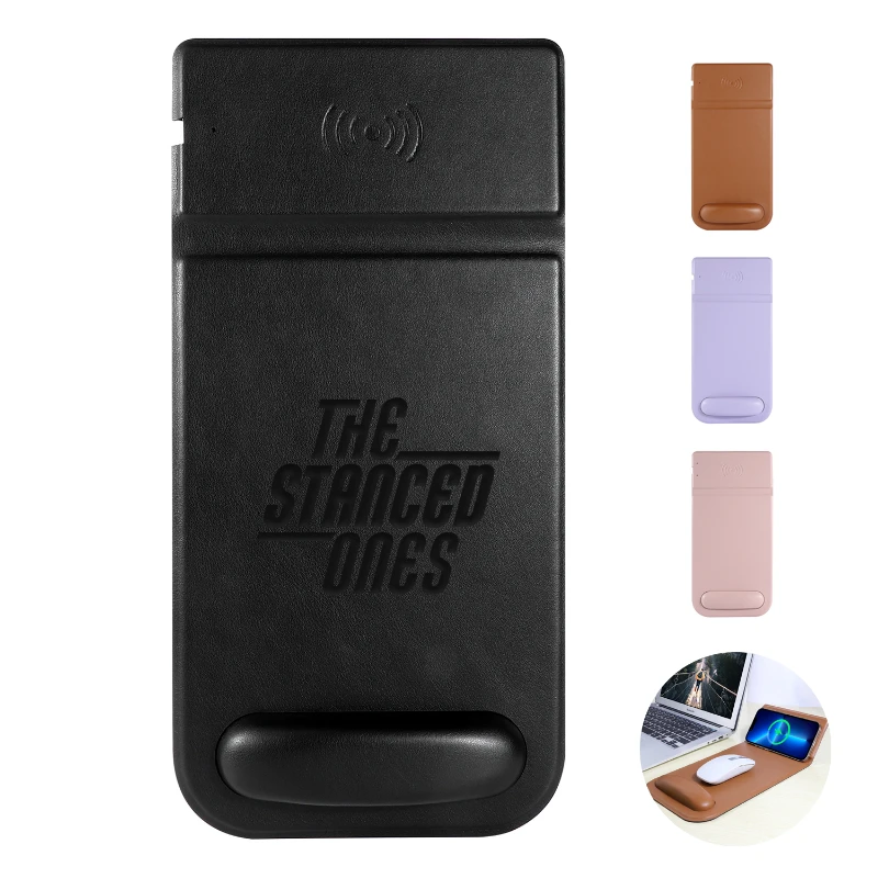 10w wireless charging mouse pad with stand