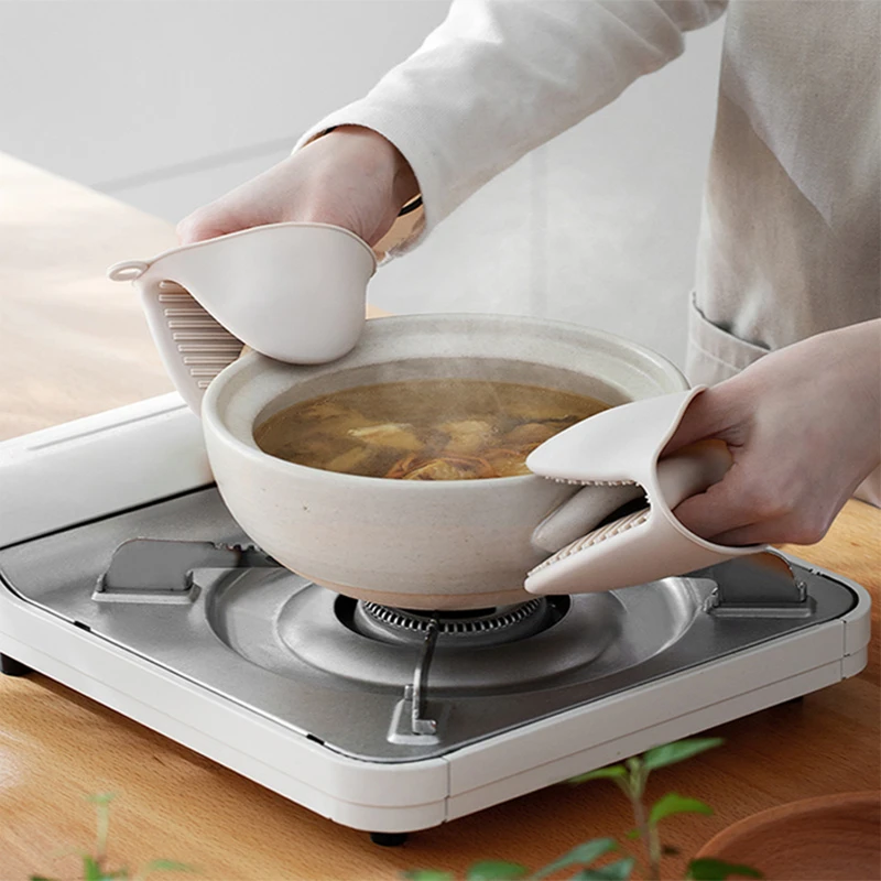 silicone heat resistant cooking mitts