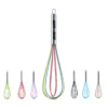 12" silicone whisk with stainless steel handle