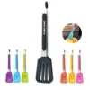 9" silicone food tongs with stainless steel handle