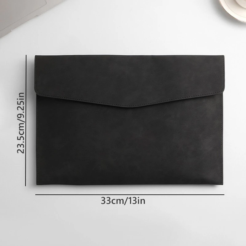 classic leather business document folder