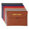 leather business document folder