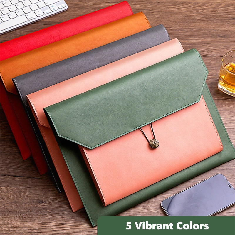 business leather envelope document folder