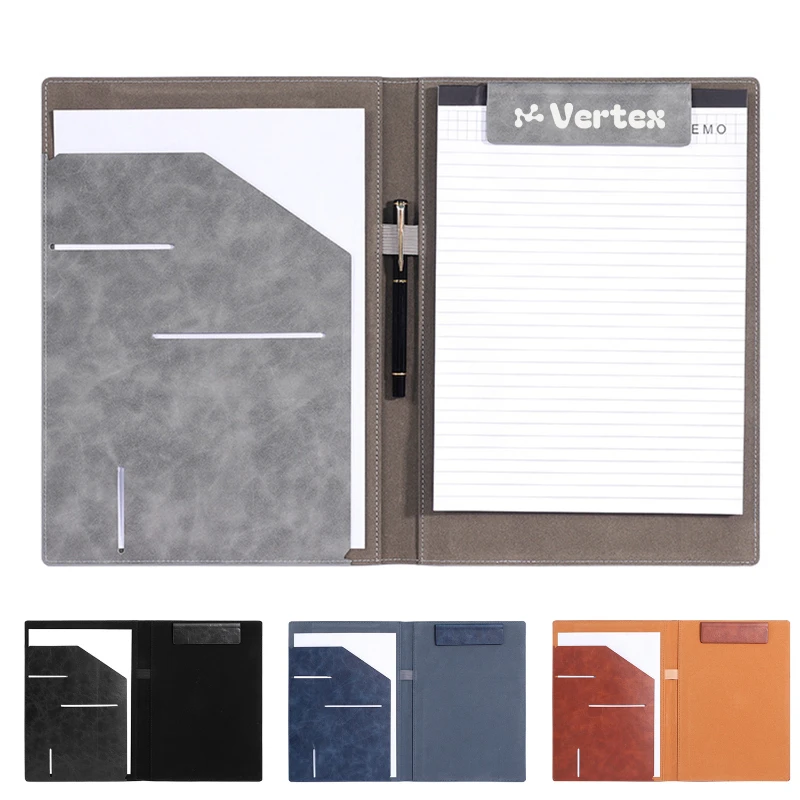 business padfolio portfolio with clipboard binder