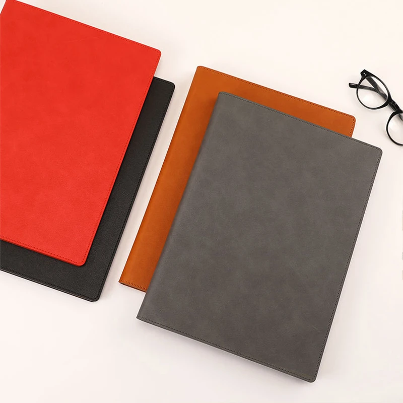 leather padfolio portfolio folder with magnetic clip