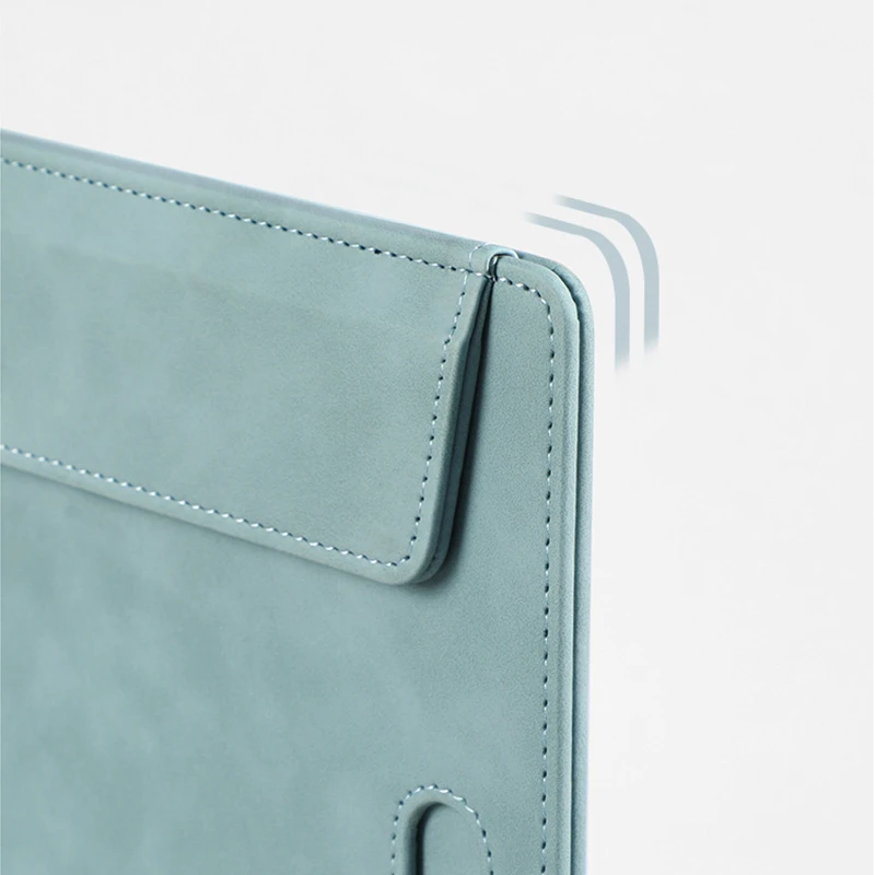 magnetic leather clipboard with pen slot