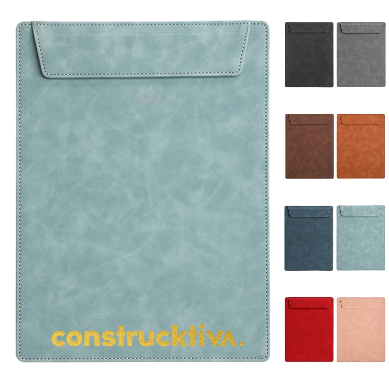 vegan leather a4 writing pad clipboard