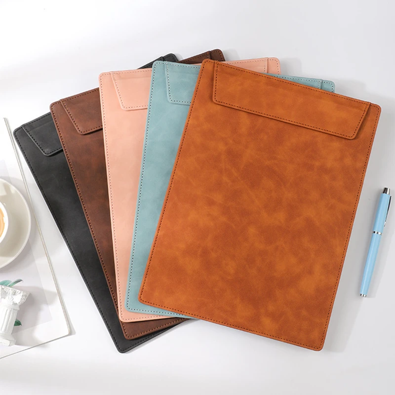 vegan leather a4 writing pad clipboard