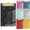 glitter acrylic clipboard with metal clip writing board
