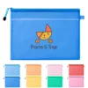 waterproof zipper document pouch with mesh divider
