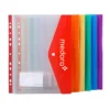 a4 snap closure binder document pocket