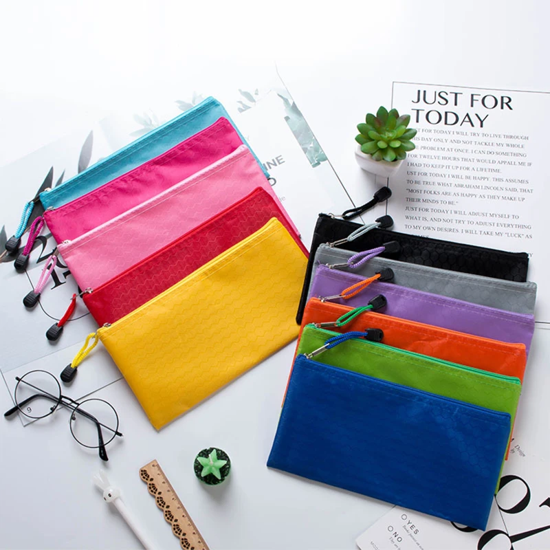 a4 oxford zipper document pouch