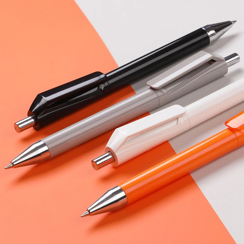 wide clip retractable click gel pen