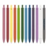 minimalist soft touch click gel pen