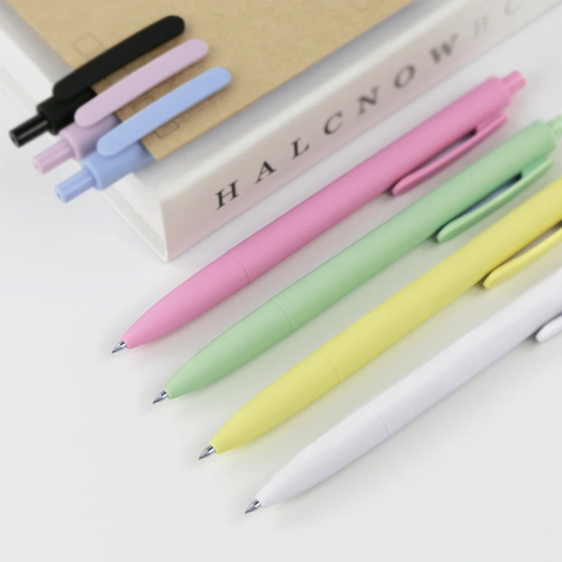 matte soft touch click gel pen