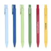 weighted matte soft touch click gel pen