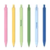 minimal clipless click gel pen